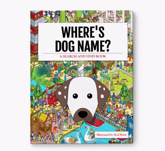 Personalised Where's {dogsName} Book